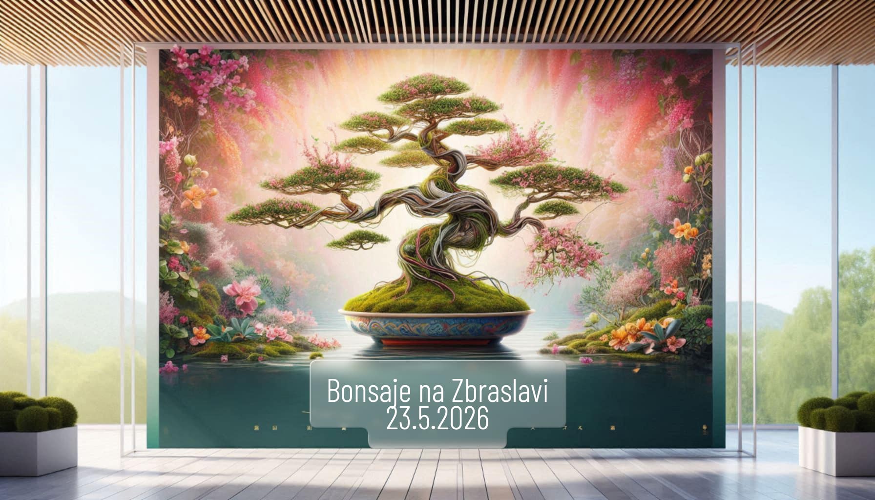 Bonsaje na Zbraslavi